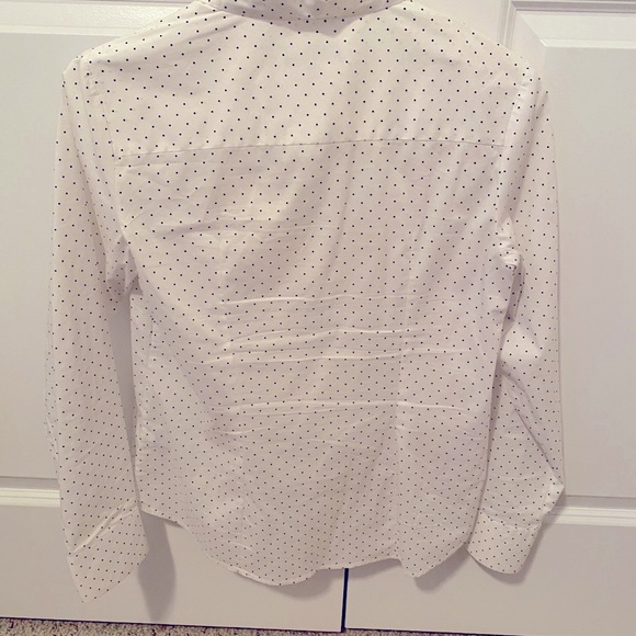 Polka dot white button down - Picture 2 of 3